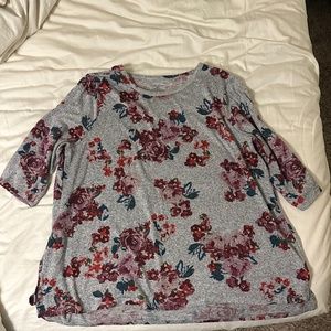 Light Floral Sweater